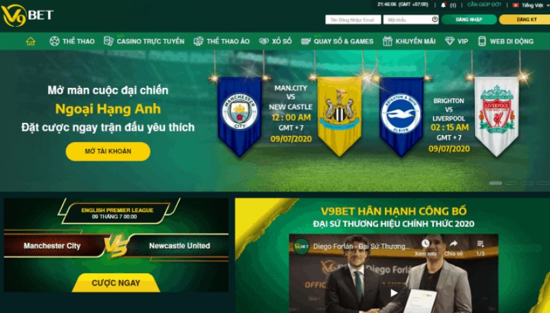 Những thông tin chung về sân chơi đổi thưởng V9bet88